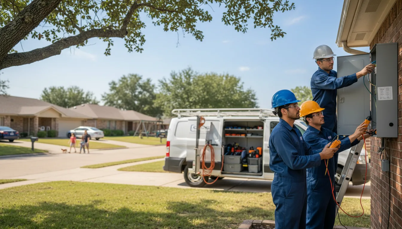 Certified electrician providing emergency electrical services in Wren, OH